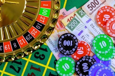Betting interface and chip placement on French Roulette table